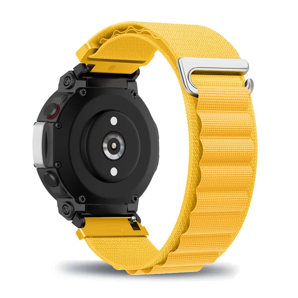 Amazfit T-Rex 3 Akıllı Saat için Naylon Kordon - Sarı