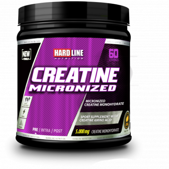 Hardline Kreatin Mikronize 324 Gr Aroma Seçenekli +Hediye