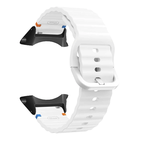 Suunto Core Uyumlu Silikon Yedek Kordon - Beyaz