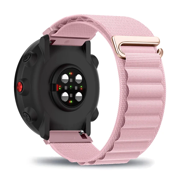 Polar Vantage M2/M/V3 Akıllı Saat için Naylon Kordon - Pembe
