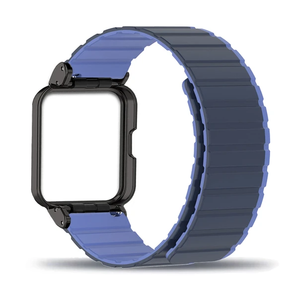 Xiaomi Redmi Watch 2 Lite için Manyetik Silikon Kordon - Mavi