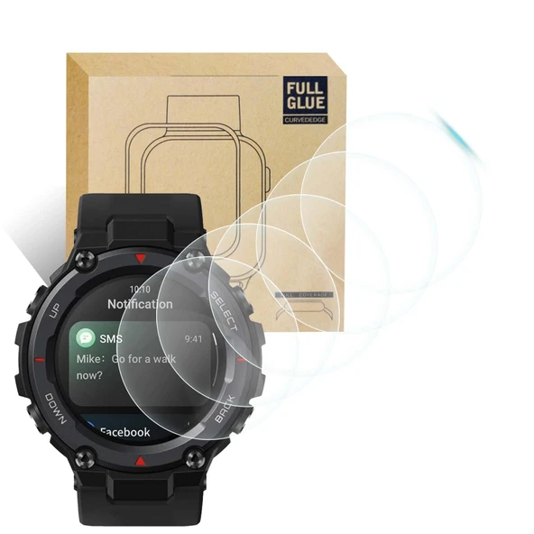 Amazfit T-Rex/T-Rex Pro Ekran Koruyucu - Oleofobik Kaplama - 5 Adet