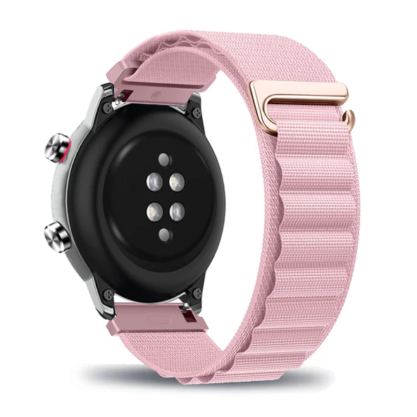 Amazfit GTR 2/2e/47mm Akıllı Saat için Naylon Kordon - Pembe