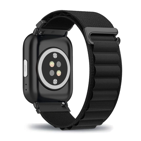 Amazfit Active Akıllı Saat için Naylon Kordon - Siyah