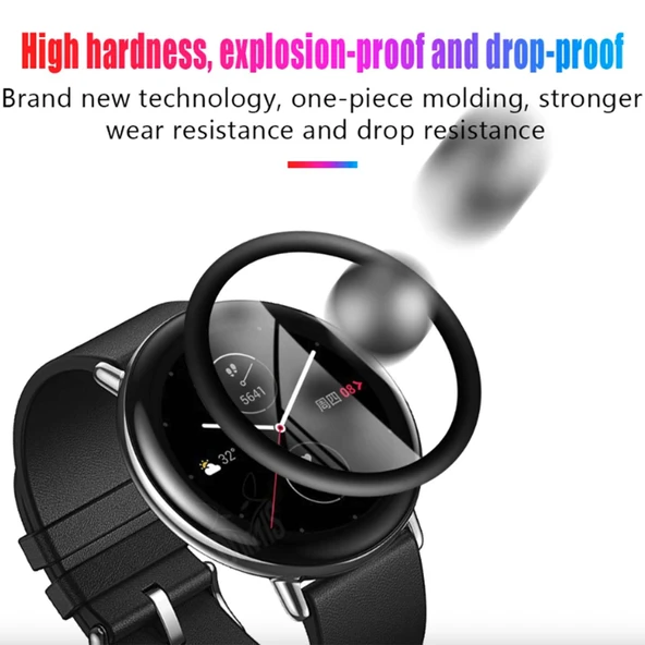 Huawei Watch GT 3 42mm Ekran Koruyucu - 9H Temperli Cam - HD Şeffaf - 5 Adet - 7