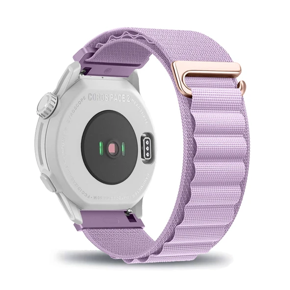 COROS PACE 2/3/APEX 42mm Akıllı Saat için Naylon Kordon - Mor