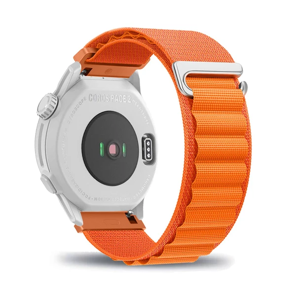 COROS PACE 2/3/APEX 42mm Akıllı Saat için Naylon Kordon - Turuncu