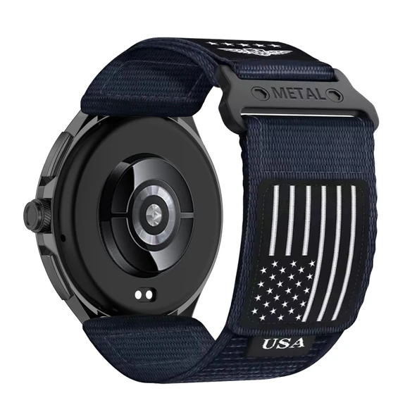 Xiaomi Mi Watch S4 için Ayarlanabilir Mavi Naylon Kordon