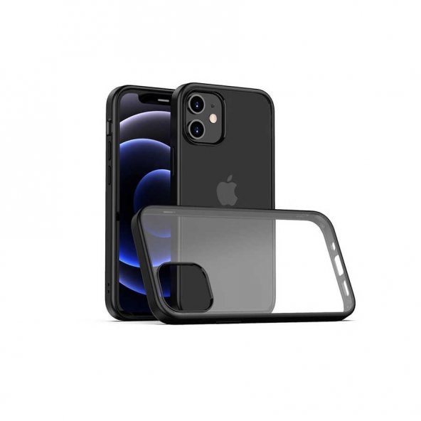 Apple iPhone 12 Kılıf Zore Hom Silikon Kılıf - 9