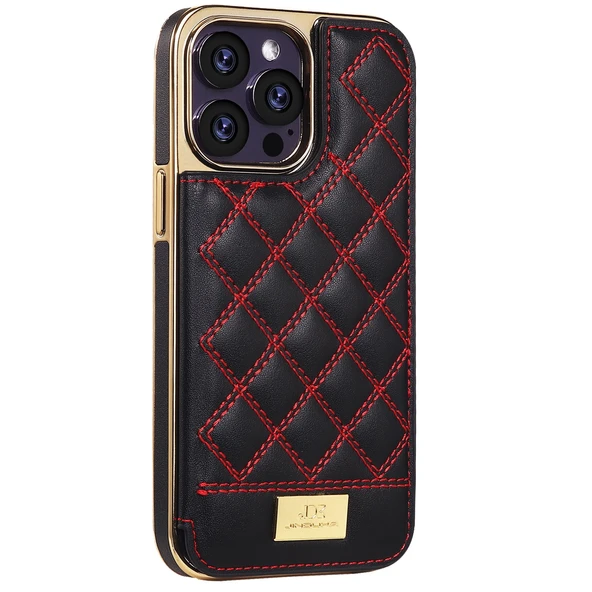 iPhone 15 Pro Max Uyumlu İnce Deri Cüzdanlı Telefon Kılıfı - Mavi - 10