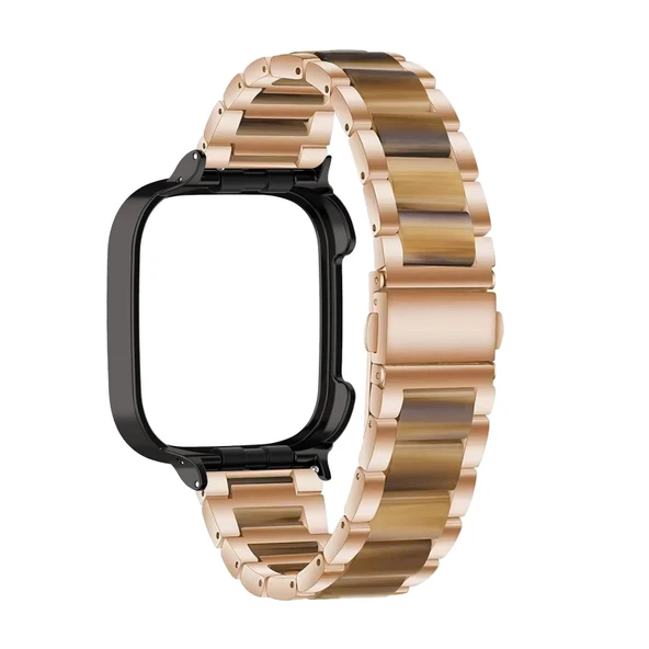 Xiaomi Redmi Watch 2 Lite için Reçine Bileklik - Şampanya Kehribar
