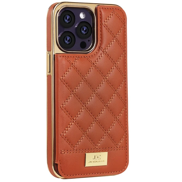 iPhone 15 Pro Max Uyumlu İnce Deri Cüzdanlı Telefon Kılıfı - Mavi - 11