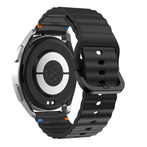 Xiaomi Mi Watch S1/S1 Active/S1 Pro Silikon Kordon - Siyah