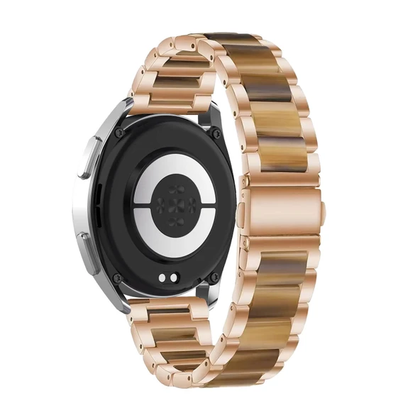 Xiaomi Mi Watch S2 42mm/46mm için Reçine Bileklik - Şampanya Amber