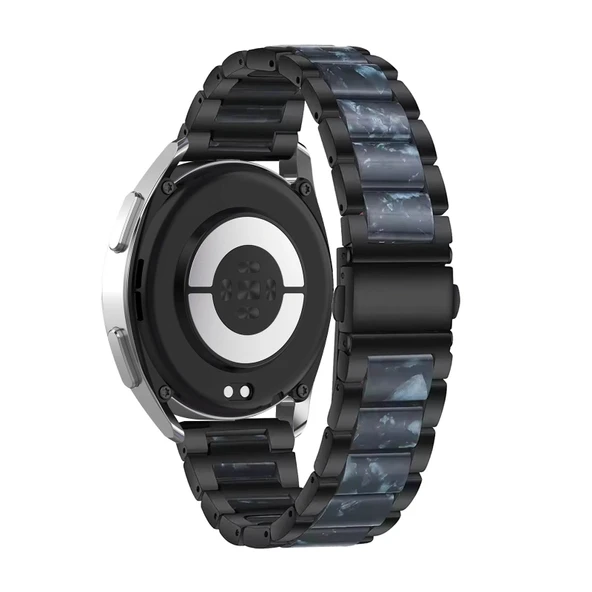 Xiaomi Mi Watch S2 42mm/46mm için Reçine Bileklik - Siyah Mavi