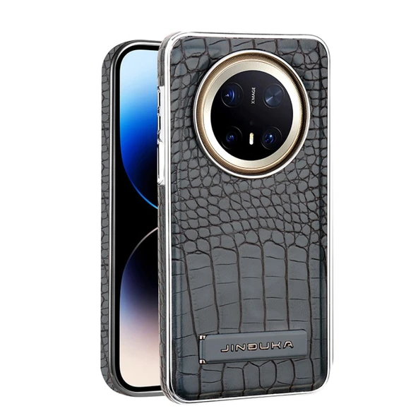 Huawei Mate70Por Uyumlu Timsah Desenli Mavi TPU Kılıf (6.88)