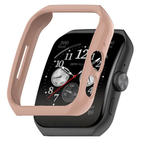 OPPO Watch 4 Pro/3 Pro Darbeye Dayanıklı İnce Tampon Kılıf - Pembe