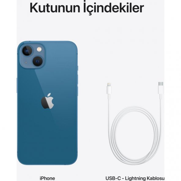 Apple iPhone 13 256 GB Mavi Cep Telefonu (Apple Türkiye Garantili) - 4