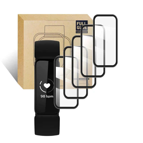 Fitbit Ace 3/Inspire 2/Inspire/Inspire HR 9H Temperli Cam Ekran Koruyucu - 5'li Paket