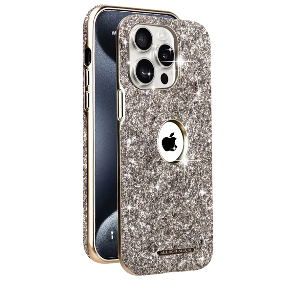 Manyetik Simli iPhone 14 Plus Kılıf - Gümüş