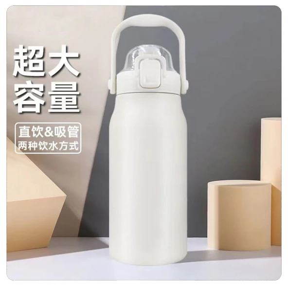 1300ML Paslanmaz Çelik Termos - Outdoor Spor Su Şişesi - 7