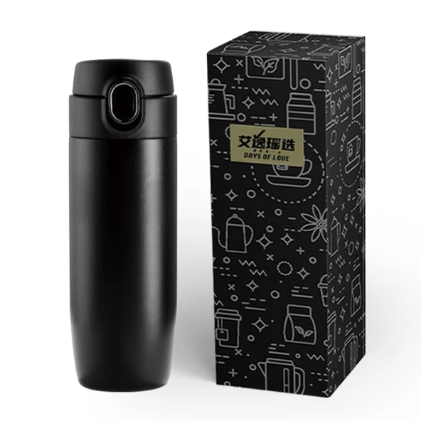 Konik Bezelye Termos - 300ML - Paslanmaz Çelik Yalıtımlı Su Şişesi - 2