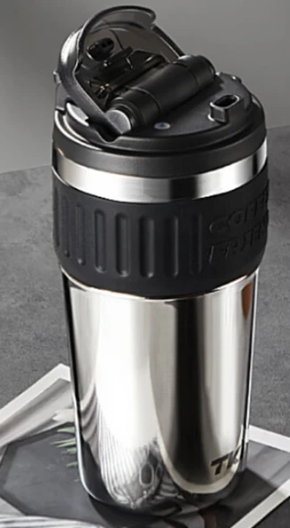 Termos Bardak - Çelik Orijinal Rengi - 630ML