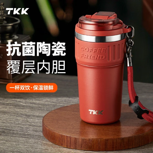 Termos Bardak - Şık Kırmızı - 630ML