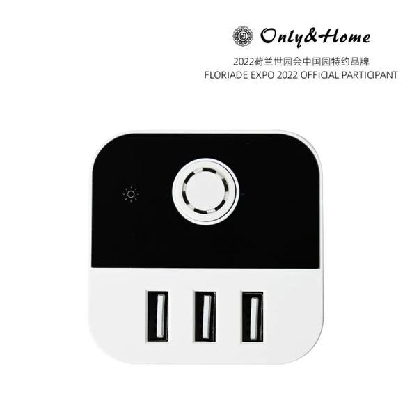 Küp Priz - 15 Çıkışlı, 3 USB Portlu, 2500W - 60x60x55mm - 6