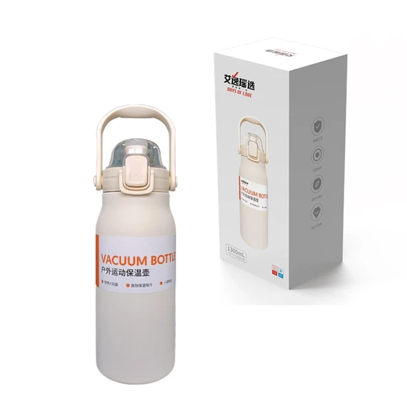 1300ML Paslanmaz Çelik Termos - Outdoor Spor Su Şişesi - 2