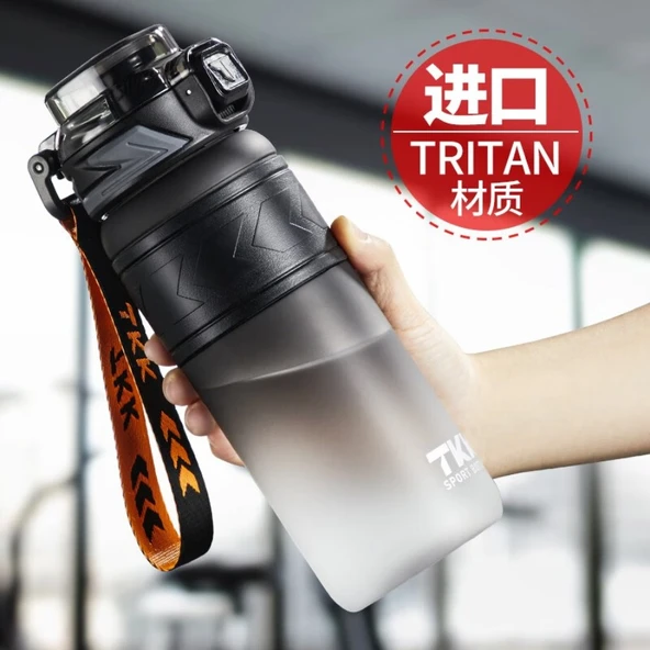 800ML Tritan Matara - Siyah Beyaz Gölge