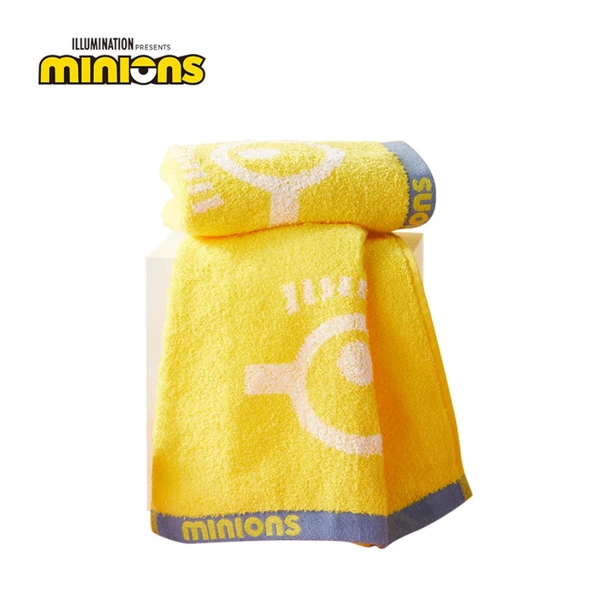 Minions Pamuklu Havlu Seti - 70x30 cm - 2 Adet
