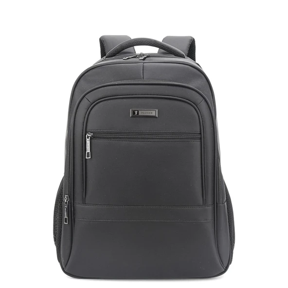 Su Geçirmez Oxford Kumaş Laptop Sırt Çantası - Siyah - 33x44x15cm