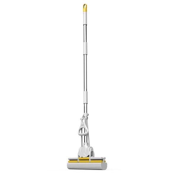 Teleskopik Mop - 124cm Toplam Uzunluk, 38cm Mop Başlığı
