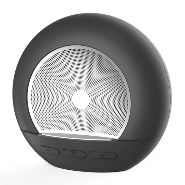 Akıllı Bluetooth Hoparlör ve Alarm - Siyah - 2