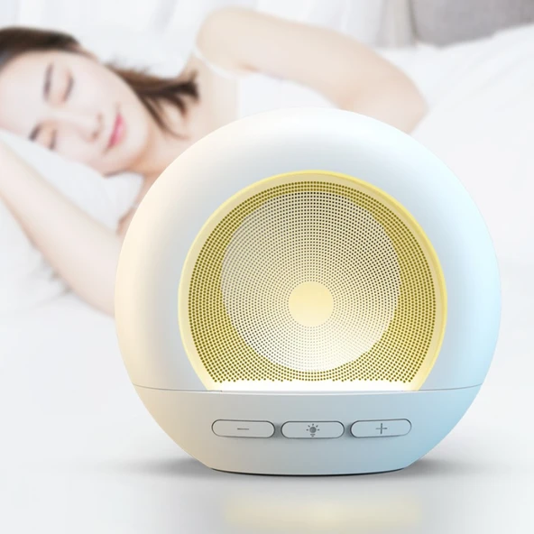Akıllı Bluetooth Hoparlör ve Alarm - Beyaz - 10