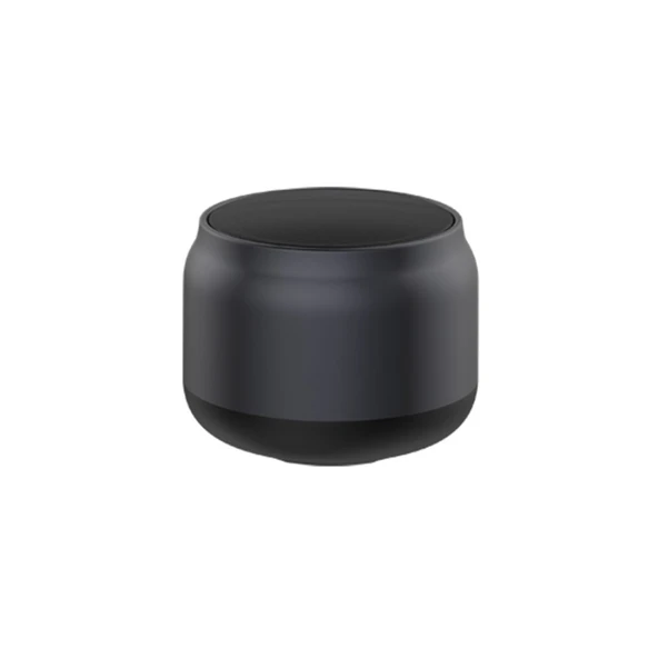 Mini Masaüstü Bluetooth Hoparlör - Gri
