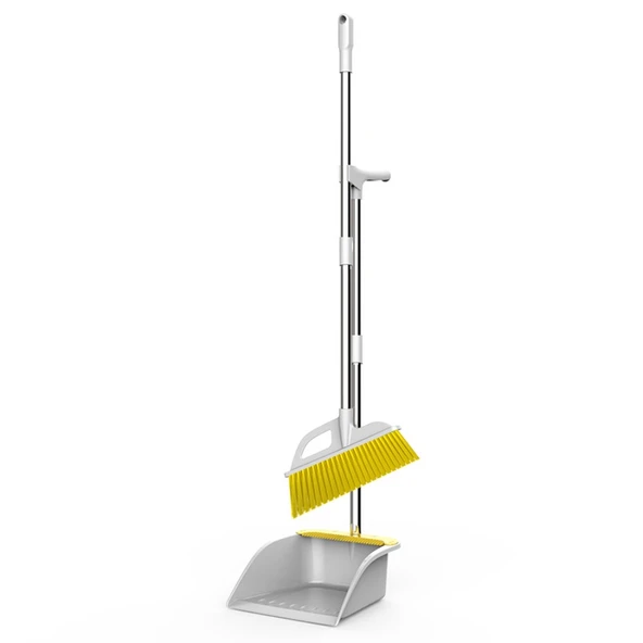 Temizlik Fırçası ve Faraş Seti - 90cm Fırça, 82cm Faraş