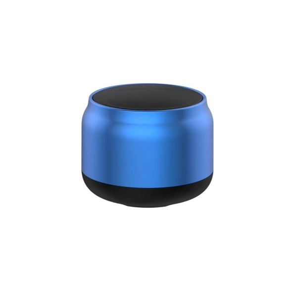 Mini Masaüstü Bluetooth Hoparlör - Mavi