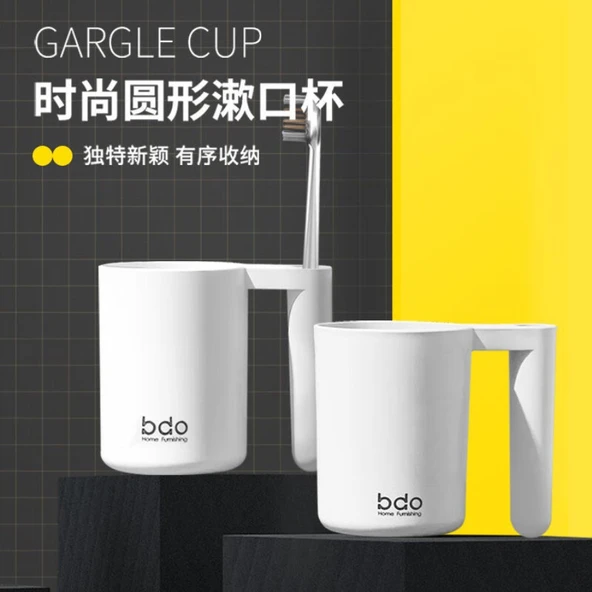 PP Diş Fırçası Kabı - Yıldızlararası Beyaz - Resim 8