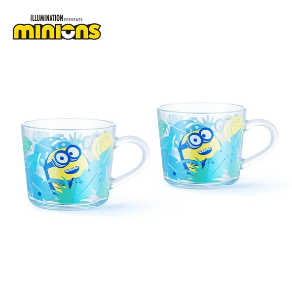 Minions Desenli Bardak Seti - 400mL - 2 Adet