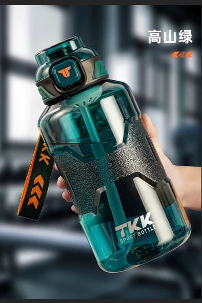 1500ML Tritan Spor Su Şişesi - Alpin Yeşili