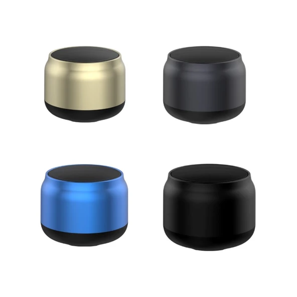 Mini Masaüstü Bluetooth Hoparlör - Siyah - 2