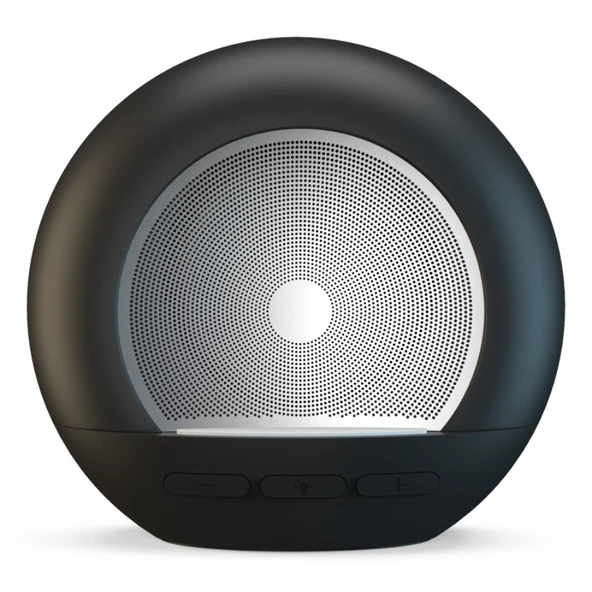 Akıllı Bluetooth Hoparlör ve Alarm - Siyah