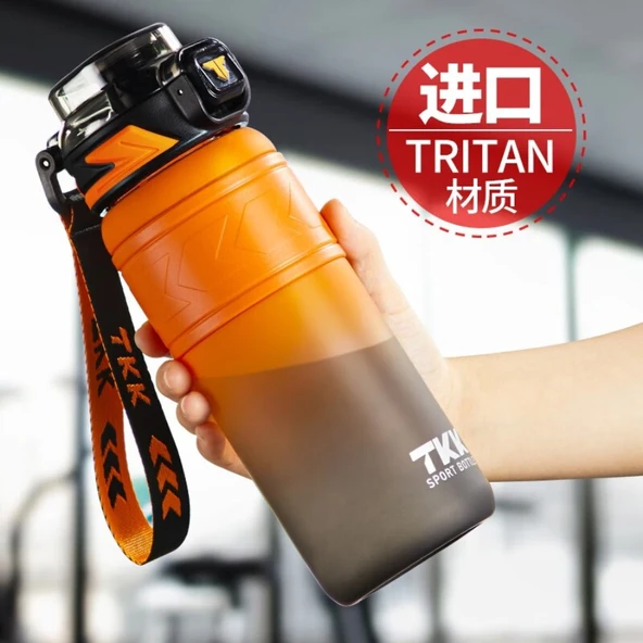 800ML Tritan Matara - Siyah Turuncu