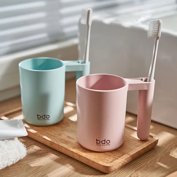 PP Diş Fırçası Kabı - Yıldızlararası Beyaz - Resim 3