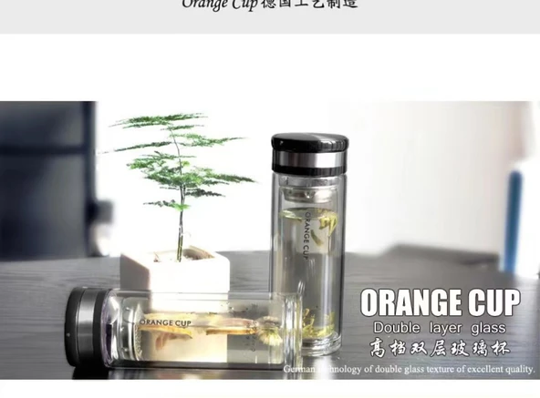Çift Katmanlı Cam Bardak - 320ML - 10