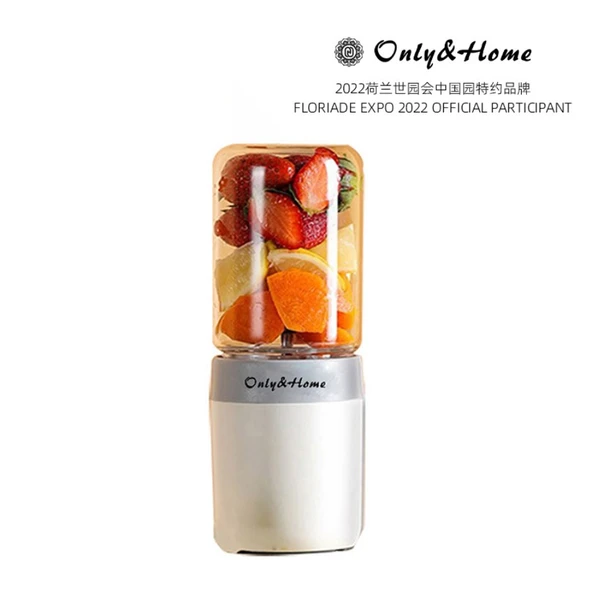 Mini Taşınabilir Blender - Beyaz - 65x195x65mm - 10