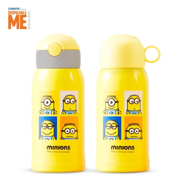 Minions Çocuk Suluk - 316 Paslanmaz Çelik - Vakumlu Yalıtımlı - 600ml
