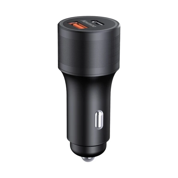 22.5W + PD20W Çift USB Araç Şarj Cihazı - Siyah